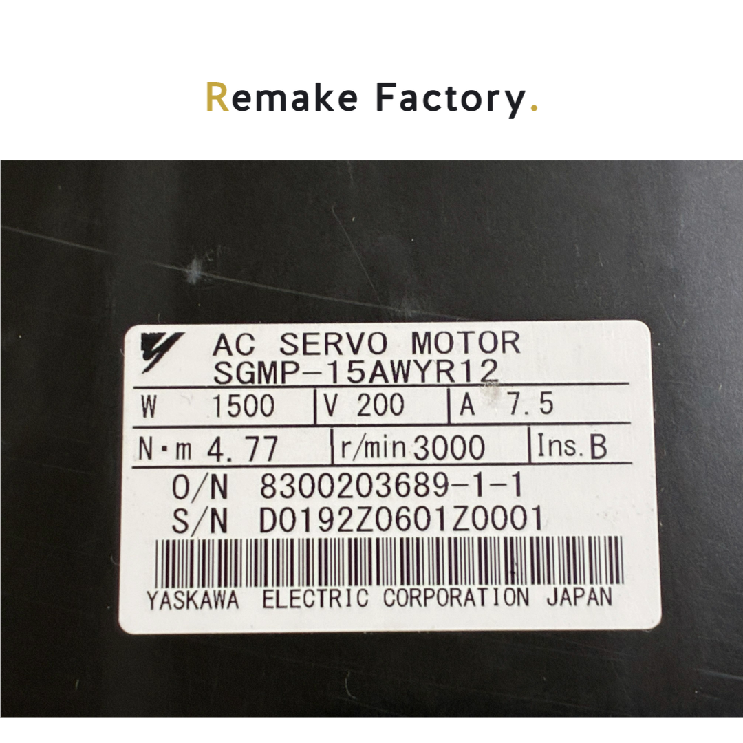 YASKAWA(安川電機) SGMP-15AWYR12 モータ ロボット用 【動作確認済/中古】