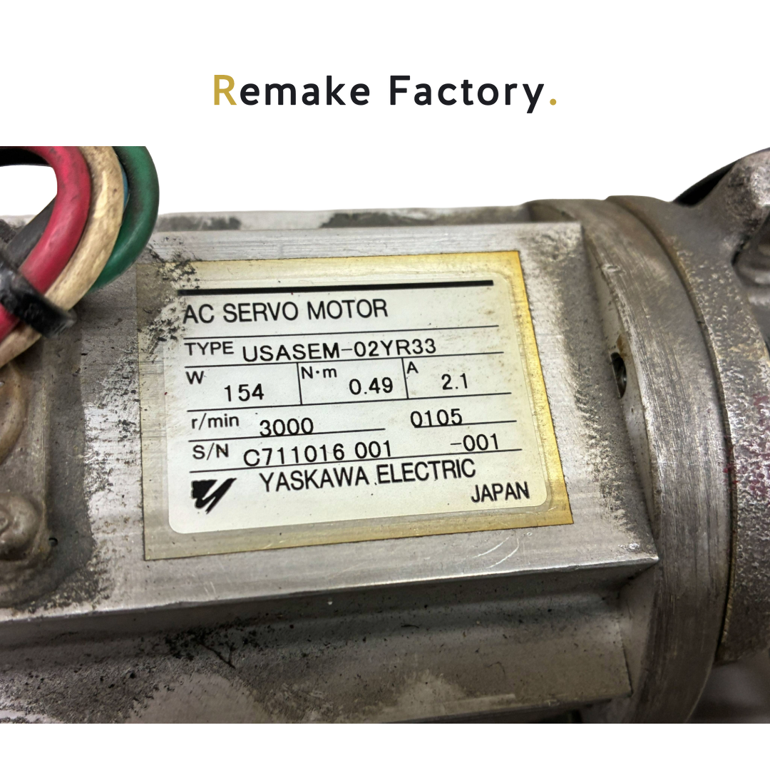 YASKAWA(安川電機) USASEM-02YR33 モータ ロボット用 【動作確認済/中古】