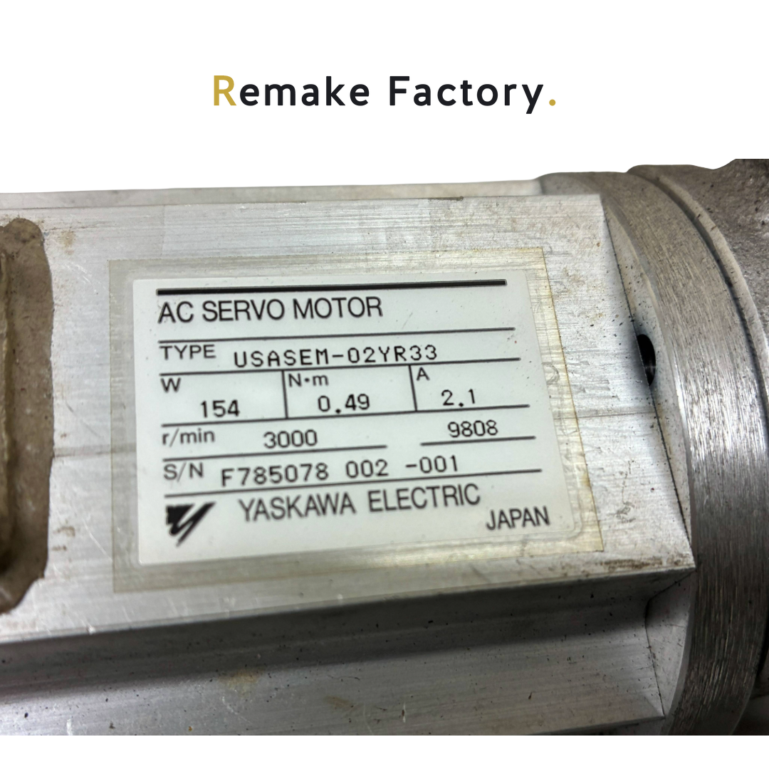 YASKAWA（安川電機） USASEM-02YR33　モータ　ロボット用　【動作確認済／中古】