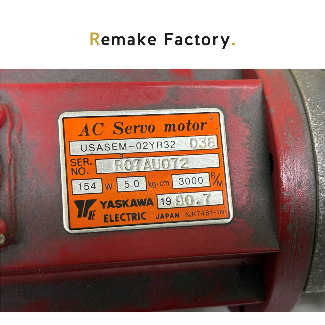 YASKAWA（安川電機） USASEM-02YR32　モータ　ロボット用　【動作確認済／中古】