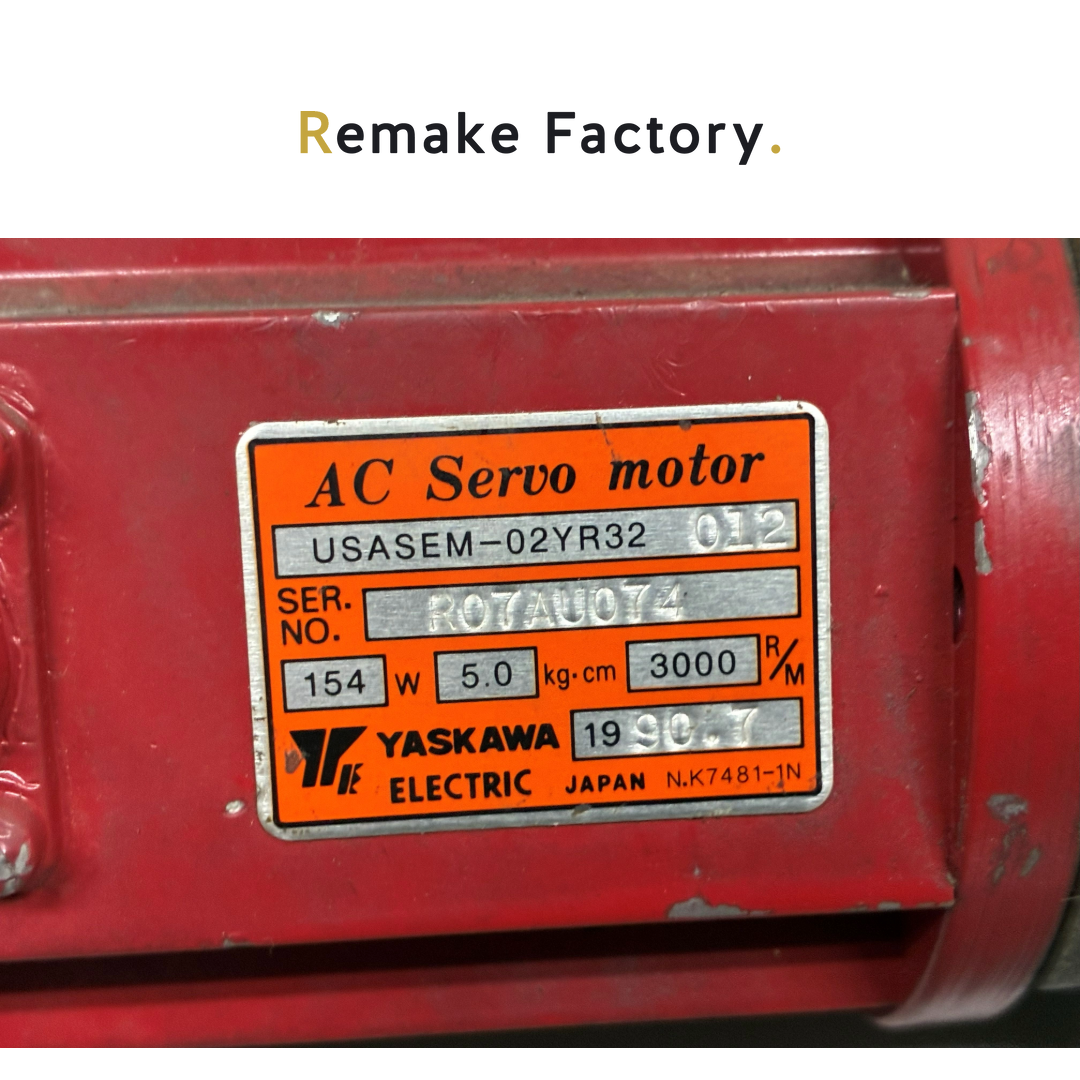 YASKAWA（安川電機） USASEM-02YR32　モータ　ロボット用　【動作確認済／中古】